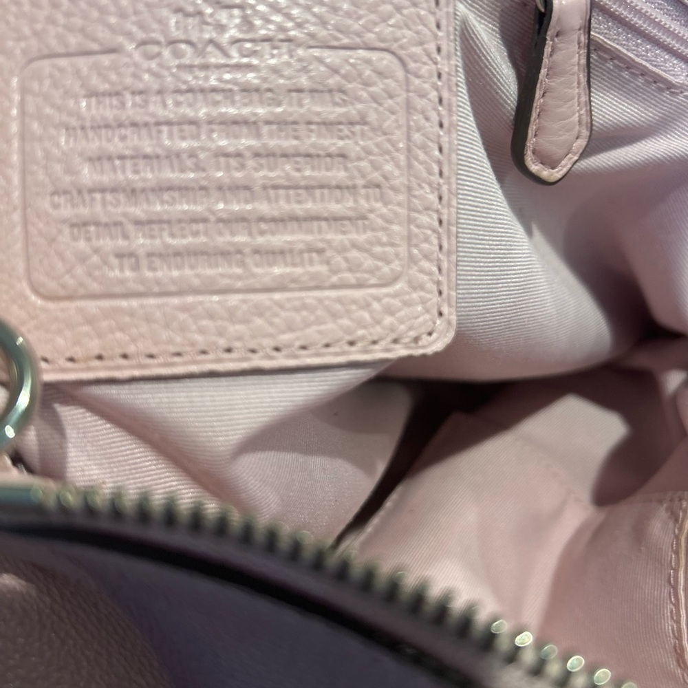 Coach Kelsey F36675 Pink pebbled Leather Women's Bag NWOT - Picture 7 of 11